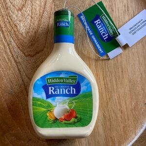 Hidden valley ranch salad dressing Christmas tree ornament NEW